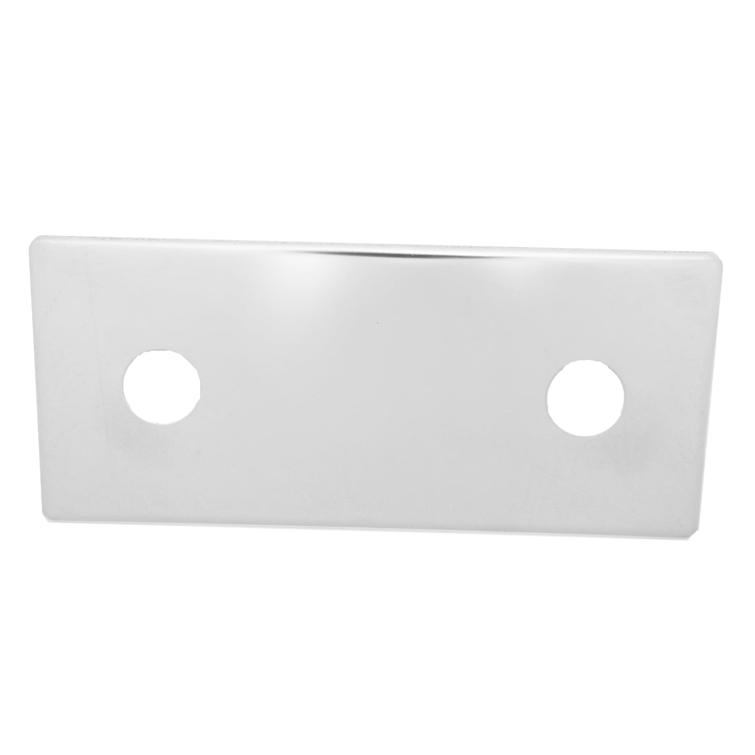 Double Cover for Wall Fitting, Stainless Steel, A2, Chrome-Plated, Hole Spacing 150 mm, Diameter 26 mm