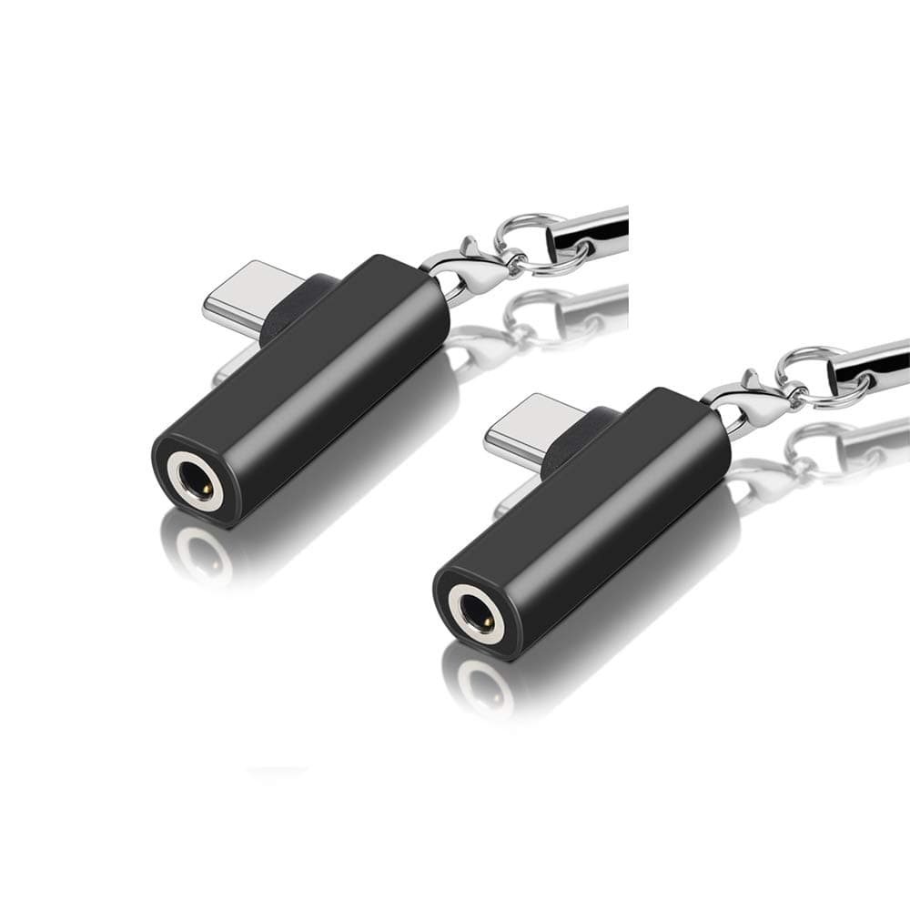 USB Type C to 3.5mm Audio Adapter 2Pack