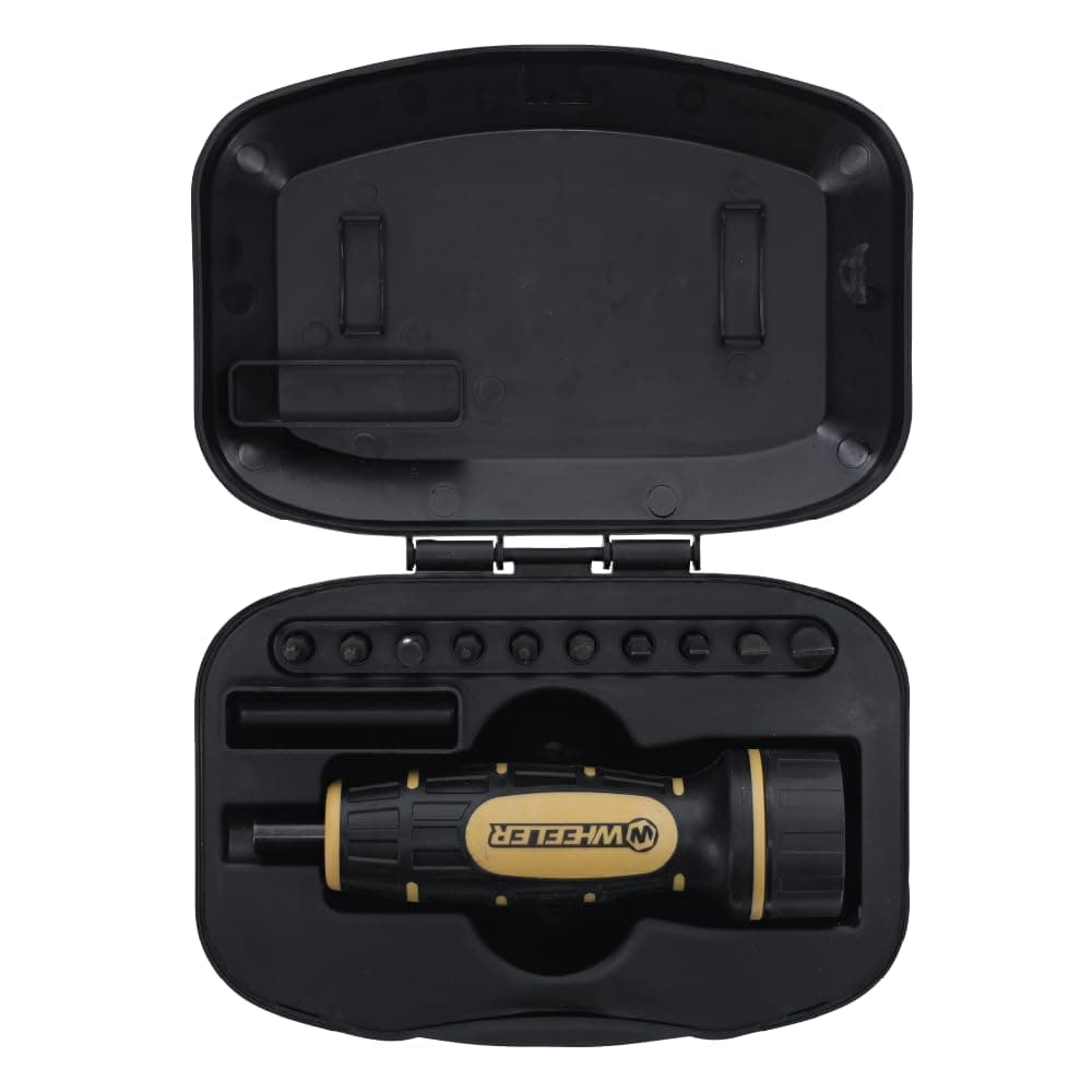 Wheeler Engineering Firearms Accessorizing Torque Wrench with Inch/Pounds Measurement, Bits and Storage Case for Scope Mounting, Gunsmithing and Maintenance