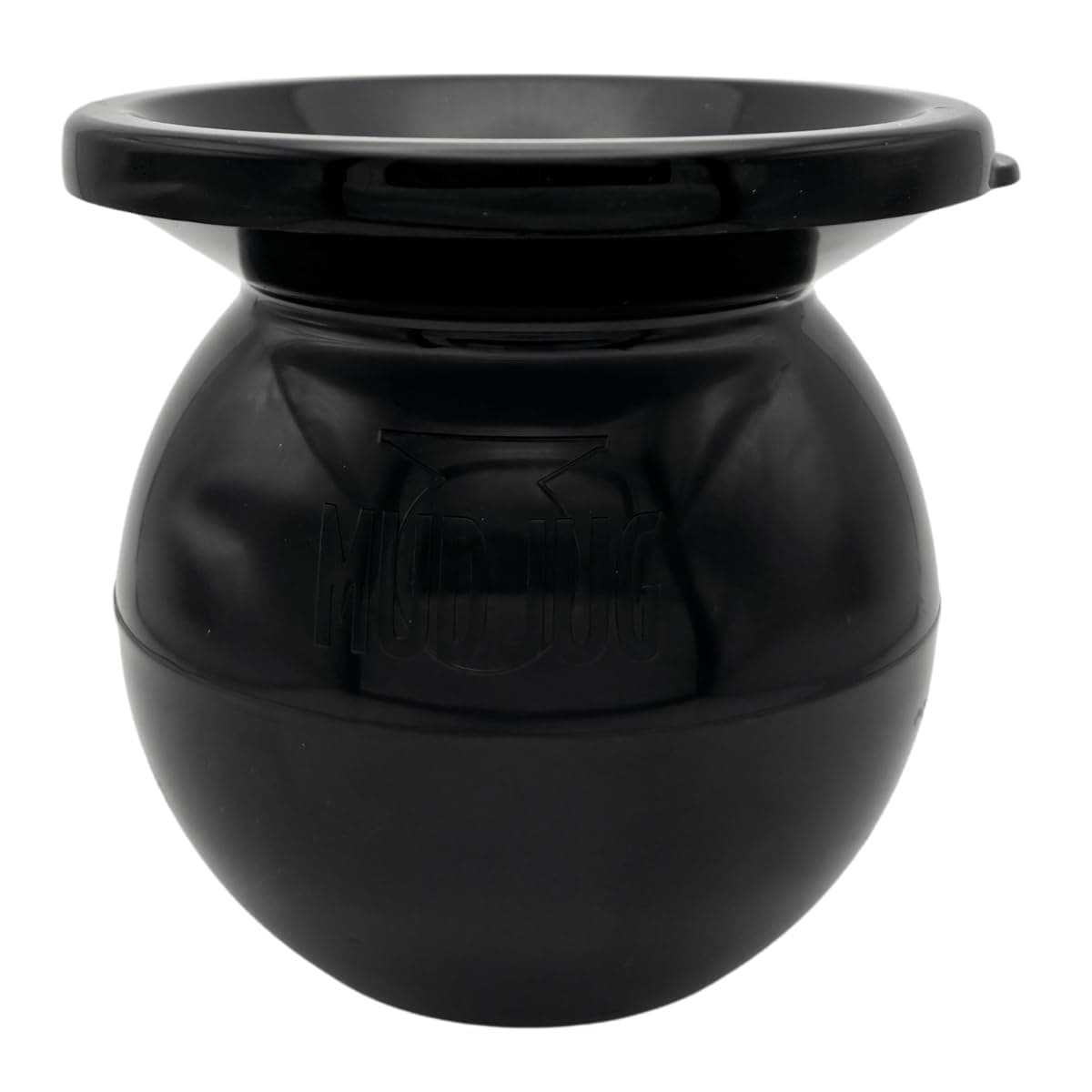 Mud Jug™ Black Classic Travel Spittoon - Portable Spit Jug with Deep Funnel, Spill Resistant, Weighted Bottom for Enhanced Stability, Leak-Proof Design, Easy to Carry On-the-Go, Perfect for Dippers