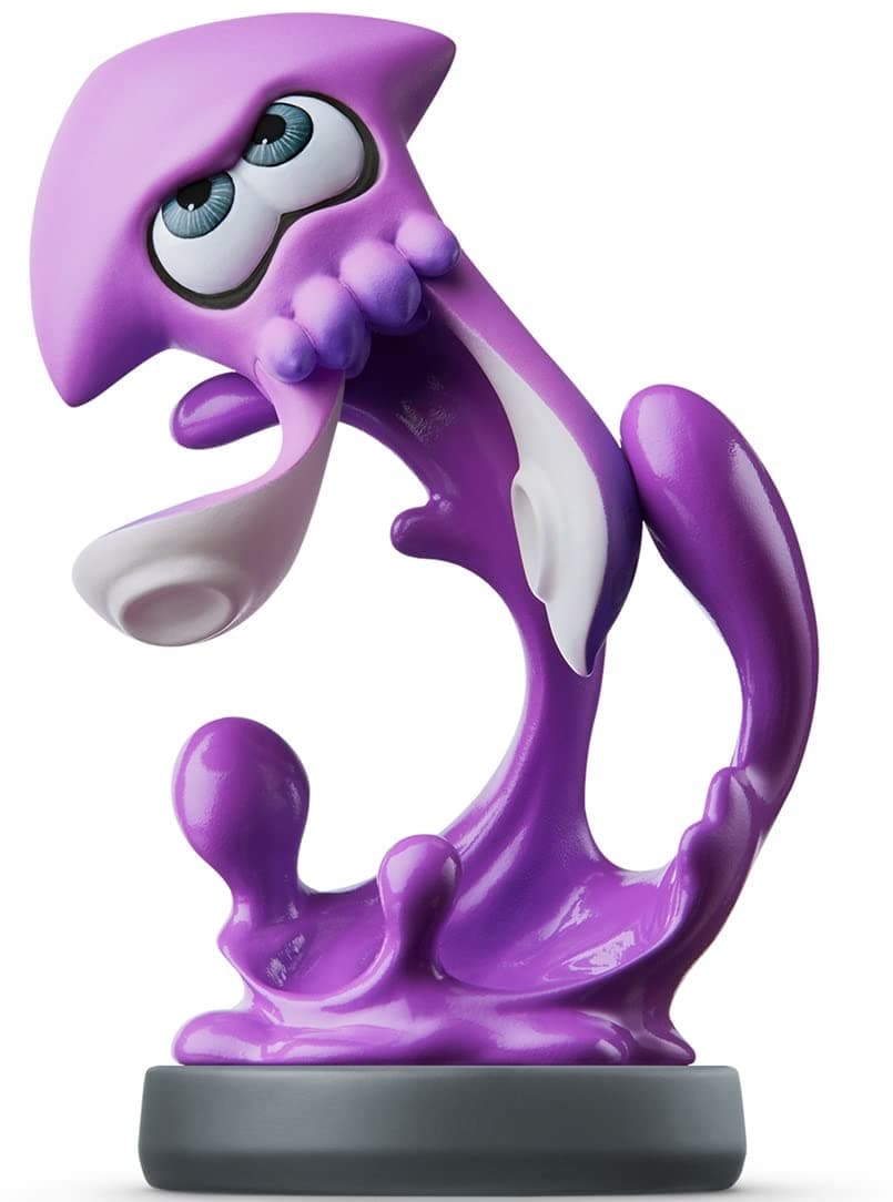 Nintendo Amiibo Character Inkling Squid Neon Purple (Splatoon 2) Switch