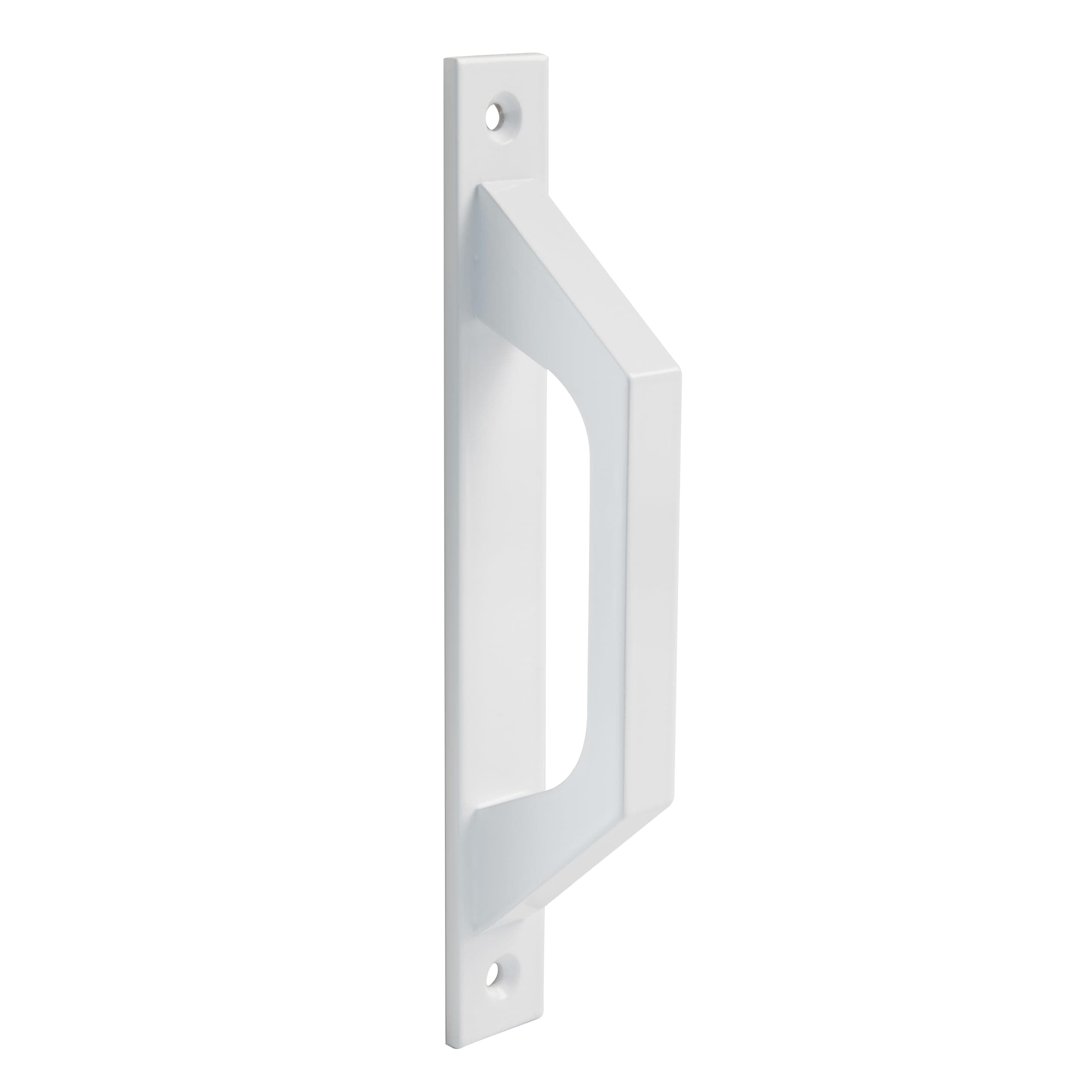 Amig - White Aluminium Door Handle - Rust & Corrosion Resistant - Easy Installation, Includes Screws - for Indoor & Outdoor Use - White - Metal
