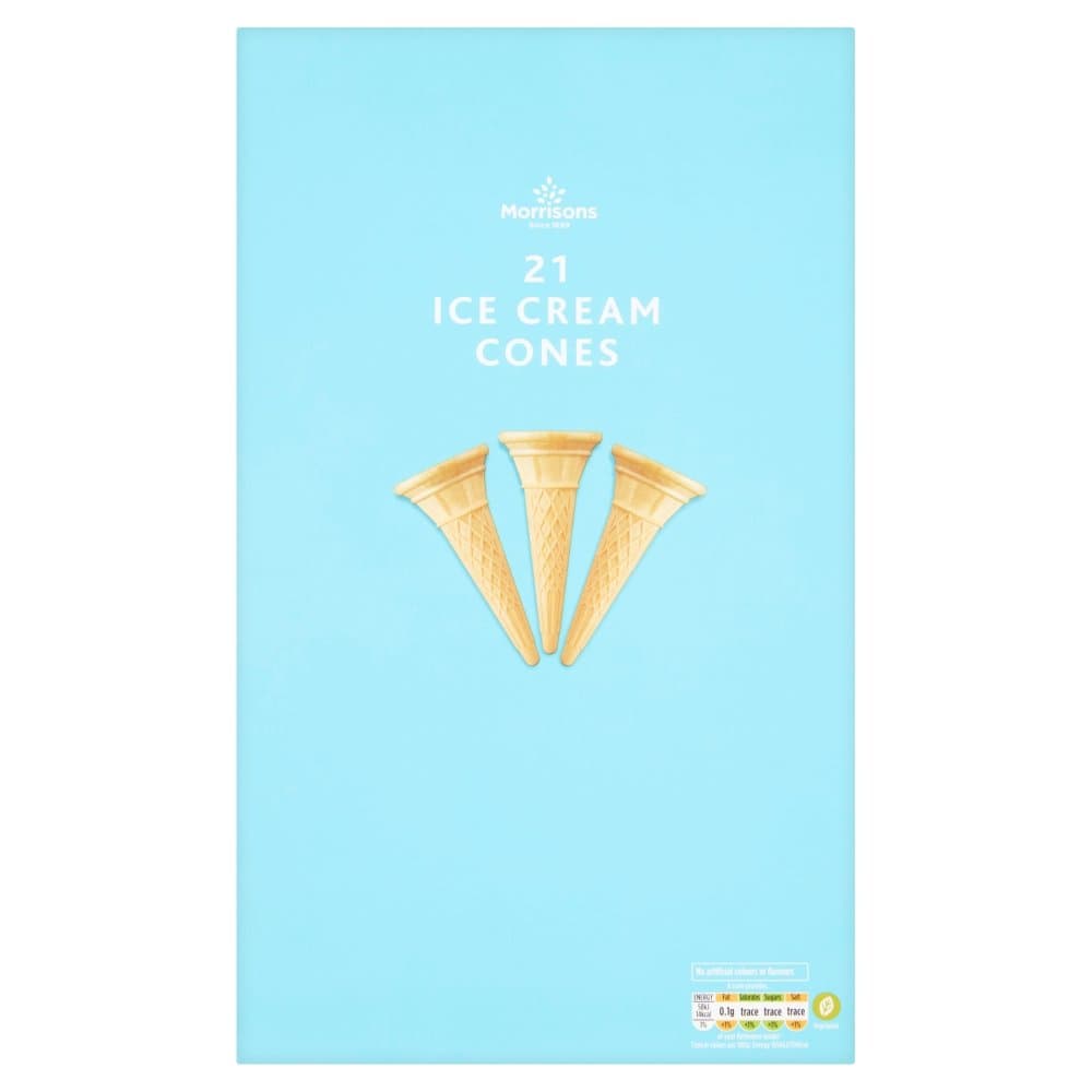 Morrisons Ice Cream Cones, Pack of 21