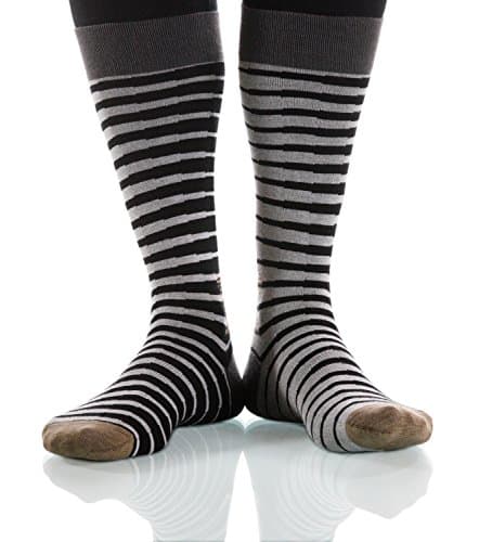 XOAB Black & White Zebra Socks - Cotton