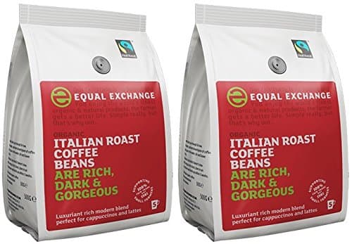 (2 Pack) - Equal Exchange - Org FT Italian Coffee Beans | 227g | 2 PACK BUNDLE