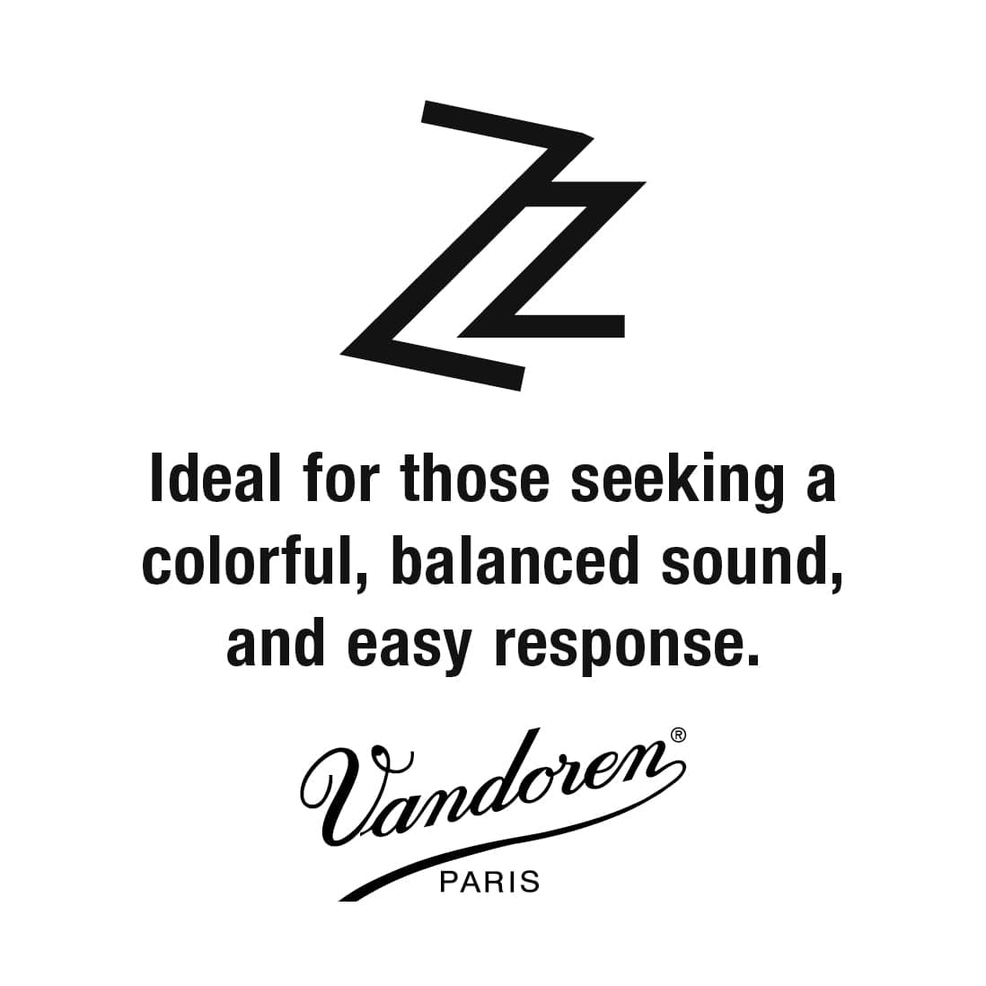 バンドーレン アルトサクソフォンリード ズィーズィー(ZZ) 硬さ:2 (10枚入)