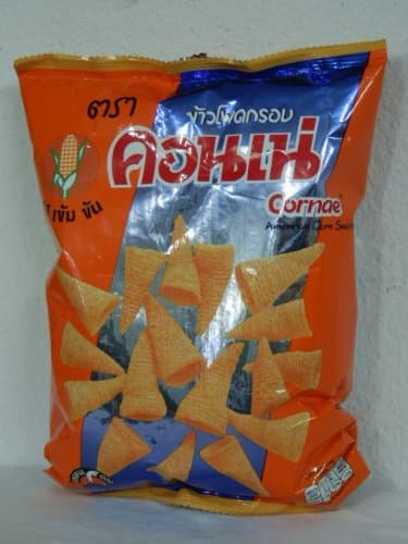 Thai Snack Cornae American Corn Snack Intense Flavor 56g. - Pack 4