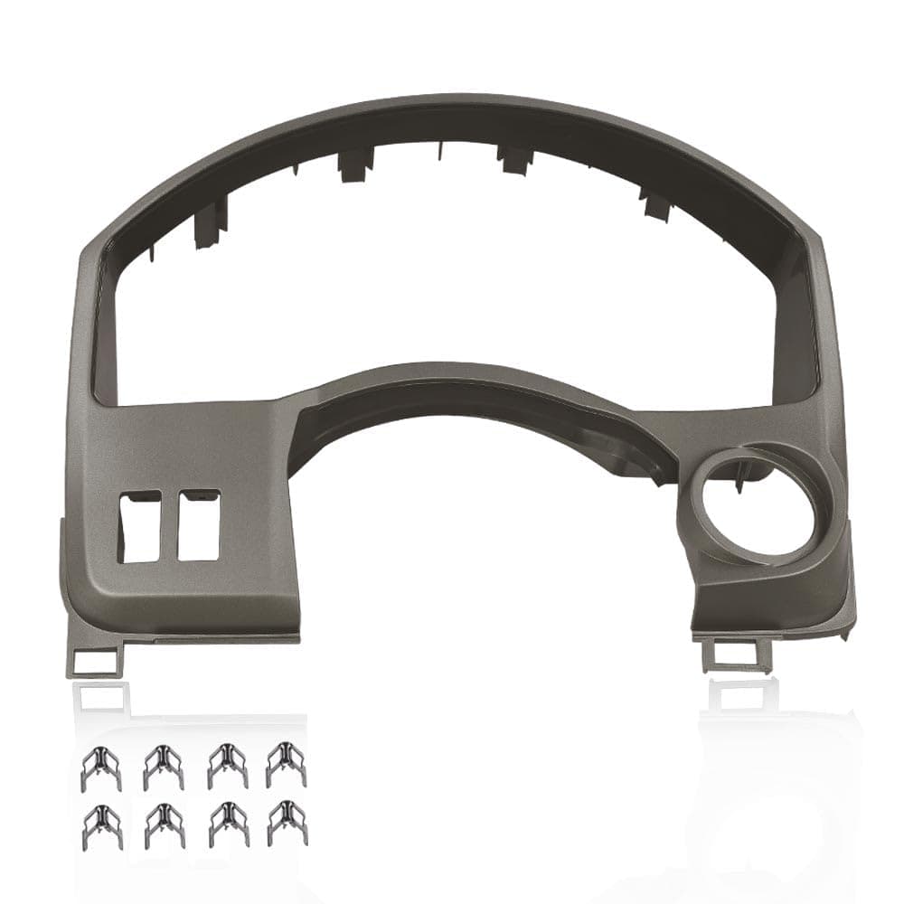 PIT66 Instrument Cluster Dash Panel Gauge Cover Bezel Trim Compatible with Nissan Titan 2004-2006/Fit Nissan Armada 2004-2006, 68240-7S000