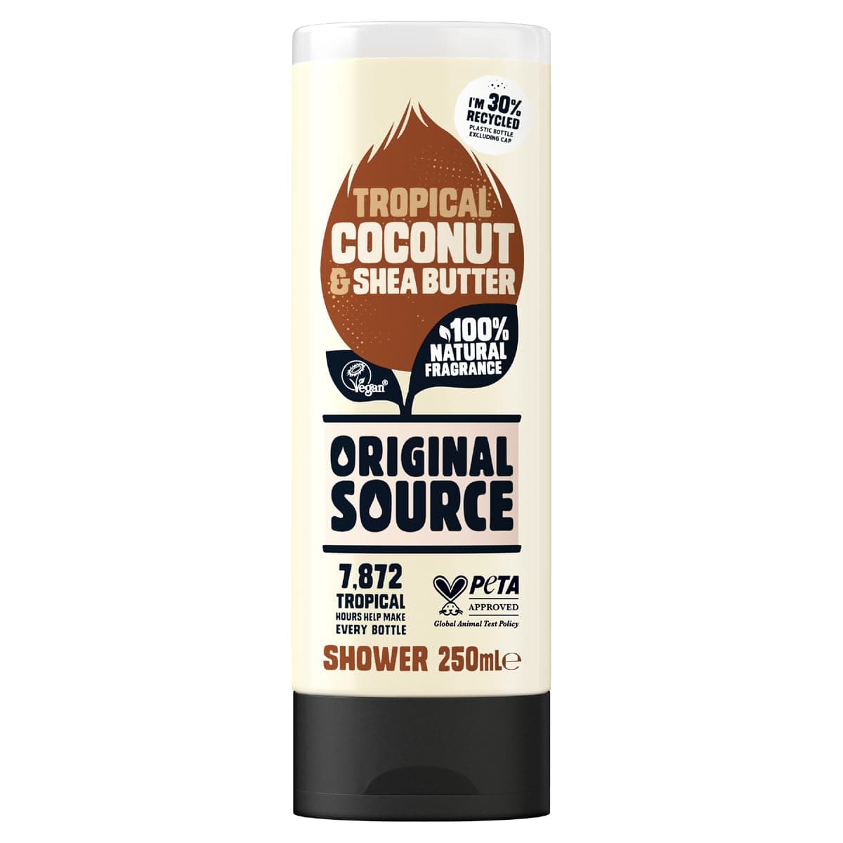Imperial Leather Original Source Shower Gel, Tropical Coconut & Shea Butter, 250ml