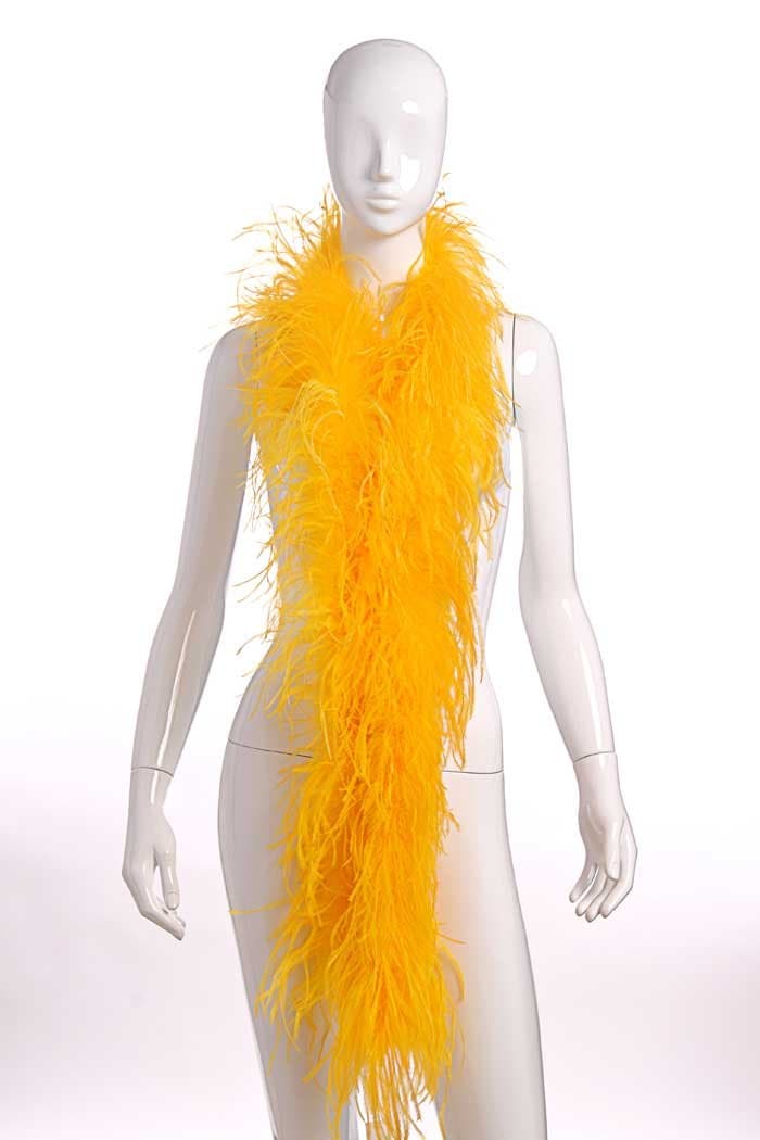 FeatherMart 2 Plies Ostrich Boas Gold