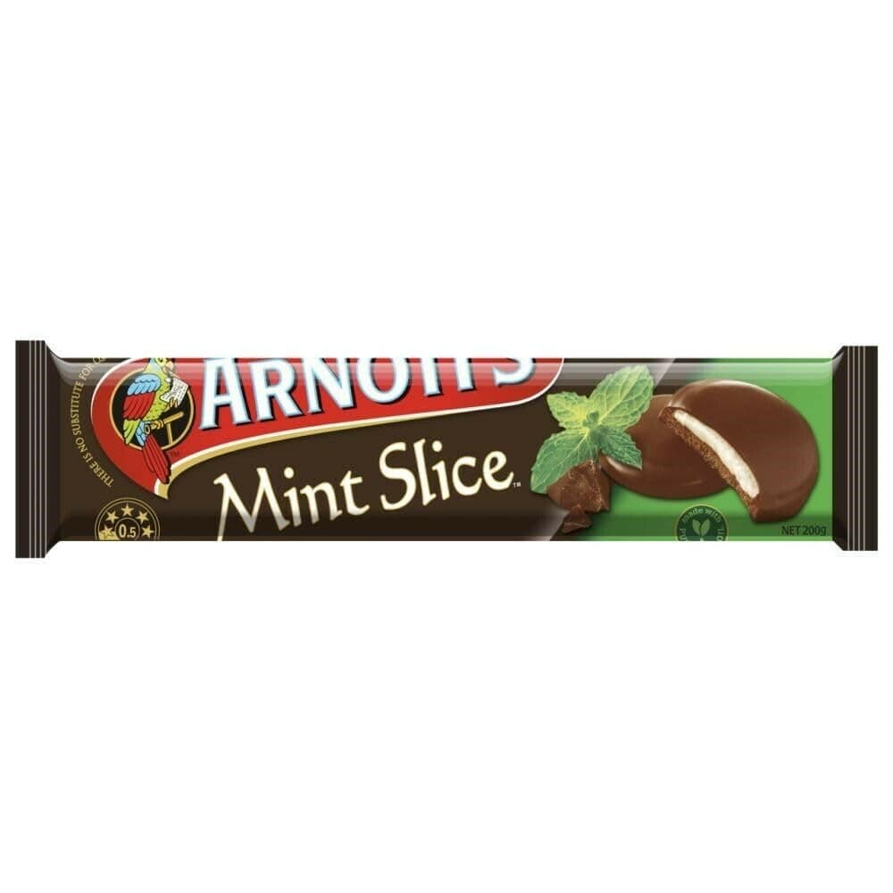 Mint Slice Biscuits 200g