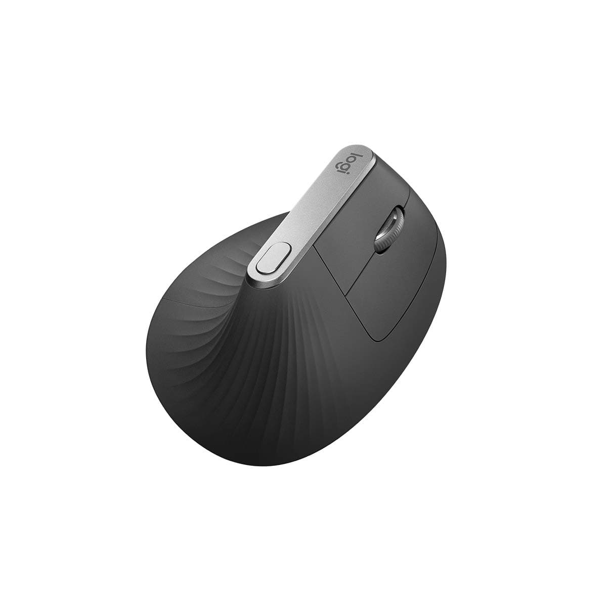 MX Vertical Ergonomic Wireless Mouse, Multi Device, Bluetooth or 2.4GHz Wireless with USB Unifying Receiver, Graphite Black