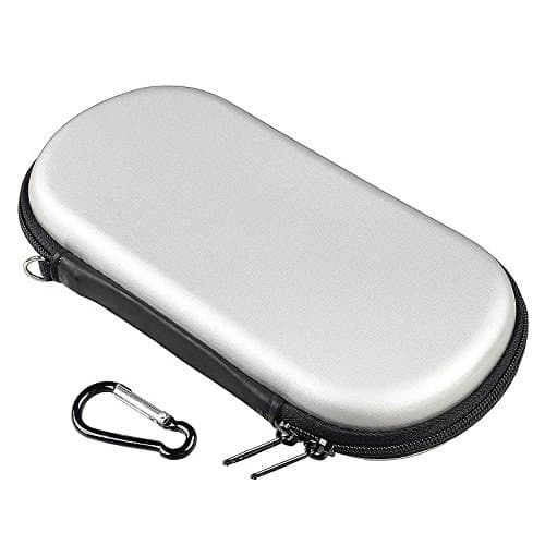 Hard Case Bag Pouch Cover For PSP 1000/2000/3000 Portable Bag Protect your PSP-White (sliver))