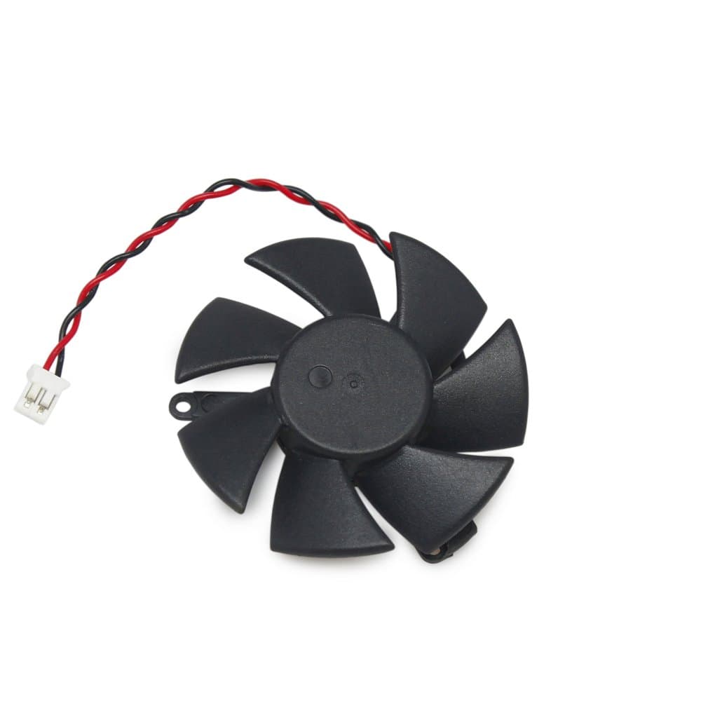 Mounting Hole 39mm PC GPU VGA Card Heatsink Cooler 47mm 2pin Replacement Cooling Fan
