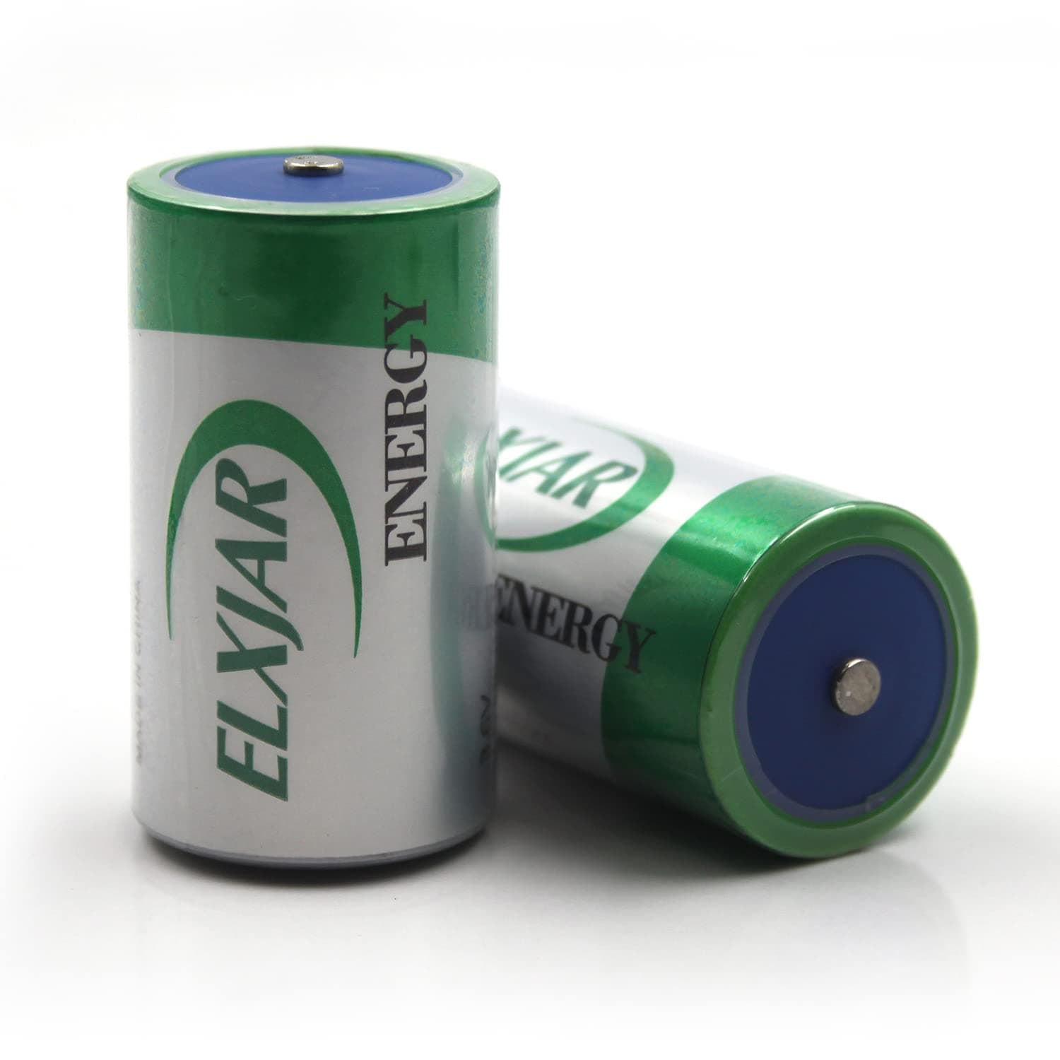 (2-Pack) 3.6V 8500mAh C Size Lithium Thionyl Chloride Battery Replacement for XL-145F ER26500 with Button Top for Alarm Gas Water Meters Memory Backup Systems