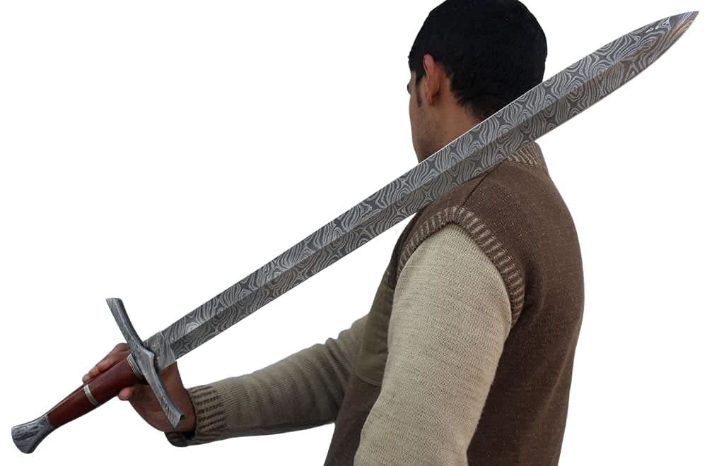 MOUNTAINFORGE Exclusive Legendary Damascus Steel/Sword/Dagger/GLADIOUS Sword 37" Long