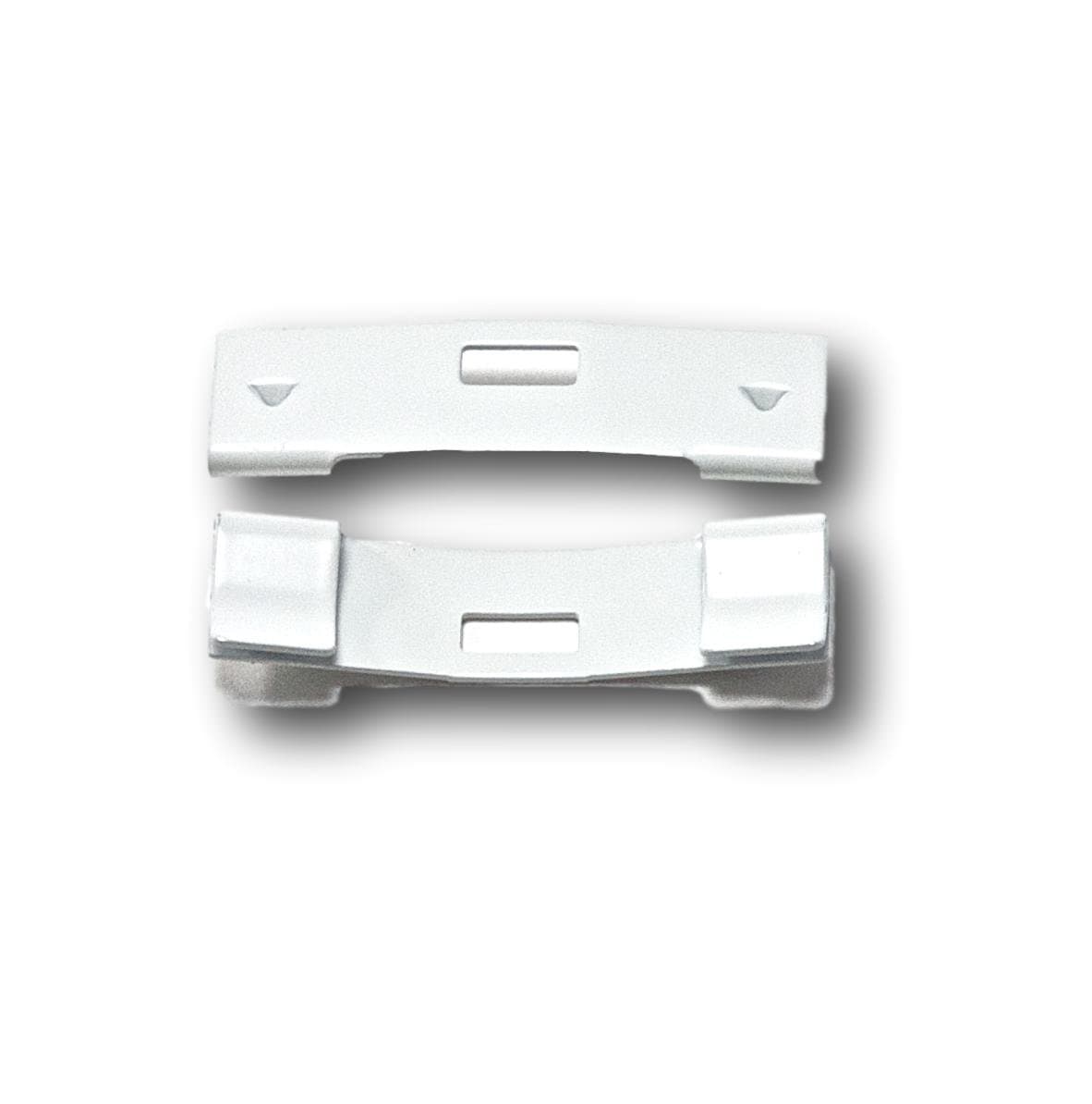 Vertical Blind Repair Clips with Curved Vane Saver for Window Blinds, Fixes Broken Tabs and Window Blinds Replacement Slats (White, 15 Pack)