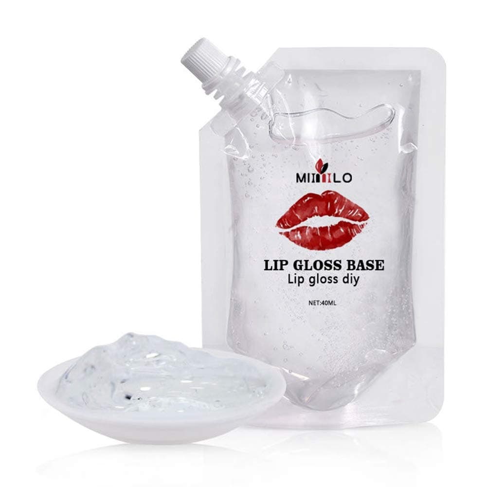 Wishwin Moisturize Lip Gloss Base Waterproof Long-Lasting Non-stick Cup No Fade Pigmented Lip Stick For DIY Handmade Lip Gloss 40ml