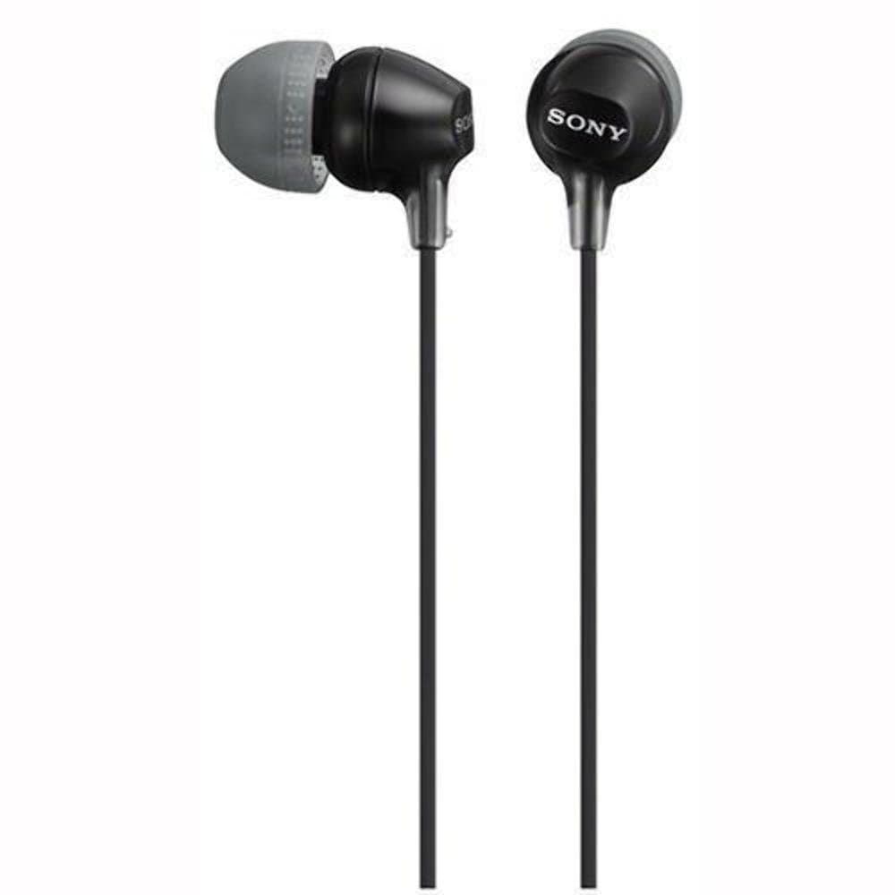 MDR-EX15LP Wired In-Ear Headphones, Black (without microphone)