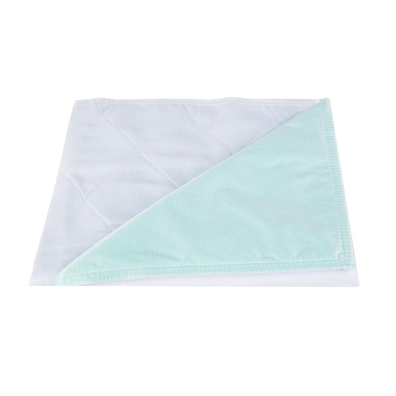 Saddle Style Reusable Waterproof Bed Pad - Made in America (34" X 36")- 3 Pack (LIGHT GREEN)