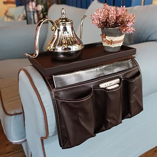iLemonSofa Couch Remote Control Holder- Chair Armrest Caddy Pocket Organizer, remote control caddyï¼Å’Use for Remote Controls, Game Controller, Pens, ipad,Magazines