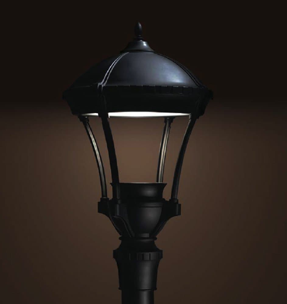 Providence Medium Outdoor Lighting Replacement Lamp Housing (Complete with Electrical), PROV-H3, 150HPS, Matte Black