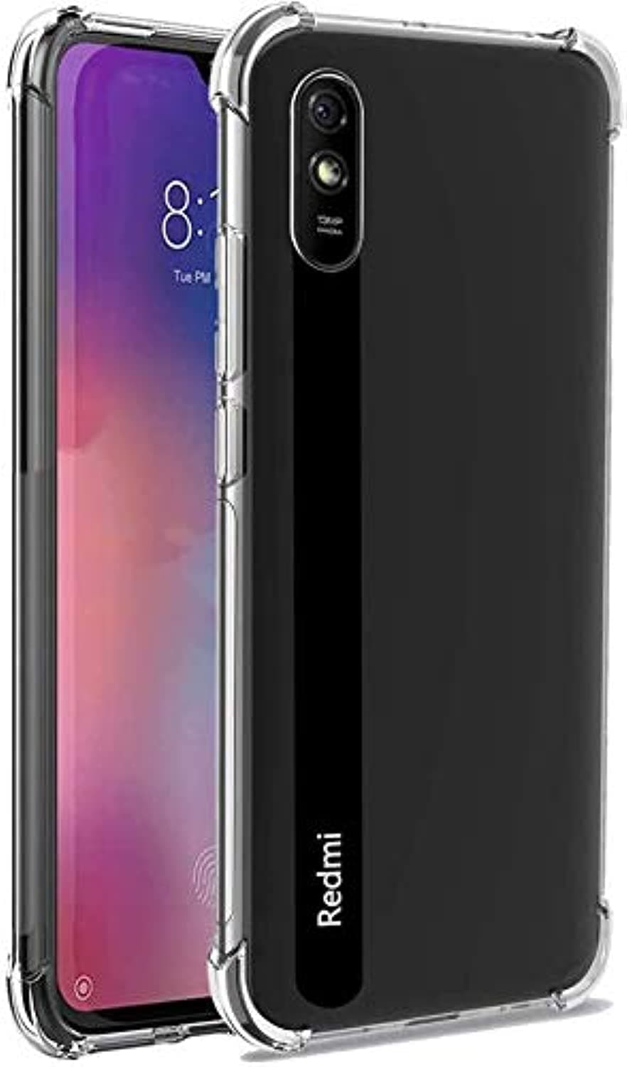 Soft TPU Crystal Bumper Cover For Redmi 9a - Clear