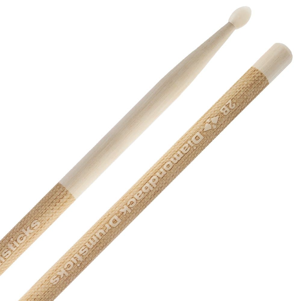 Diamondback DB1002BN Laser Engraved Drumsticks Nylon Tip (2BN), 1 Pair