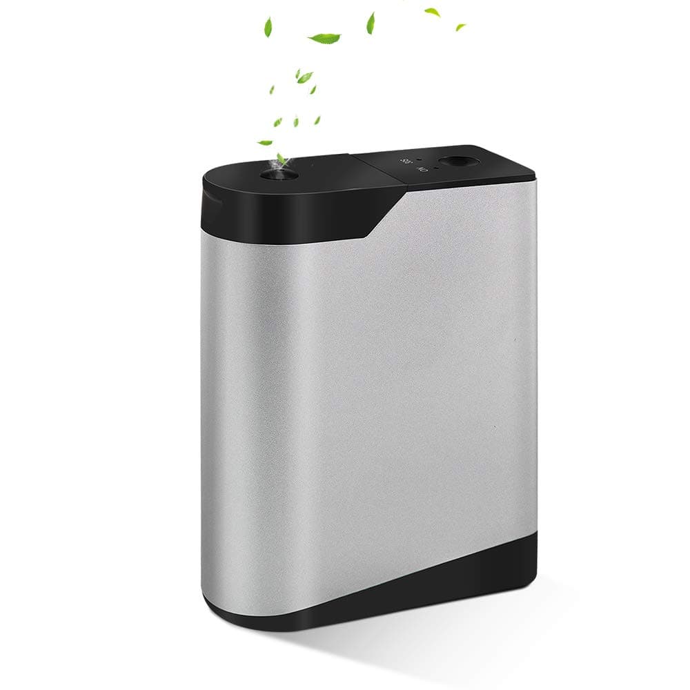 Essential Oil Nebulizer for Aromatherapy, Waterless Battery Operated Aroma Diffuser for Home, Office Aluminum Alloy
