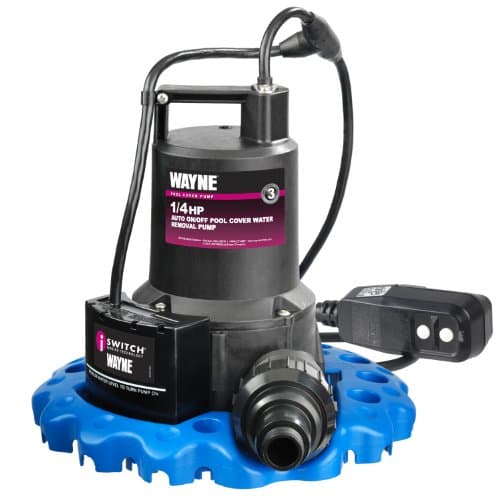WAYNE WAPC250G Automatic ON/OFF Water Removal Pool Cover Pump With GFCI Protected Plug