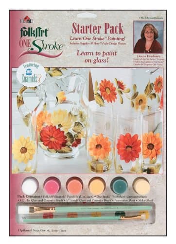 One Stroke Starter Pack, 1432 Chrysanthemums (6 Colors)