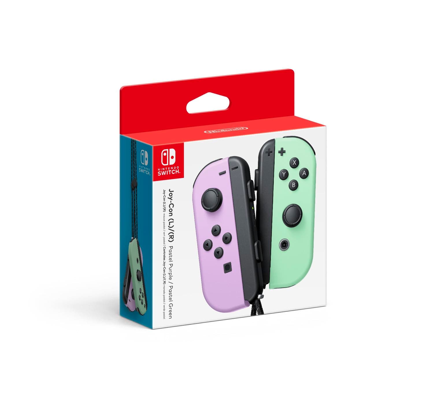 Nintendo 160 2 Nintendo Switch Joy-Con Controllers (Pastel Purple/Pastel Green)