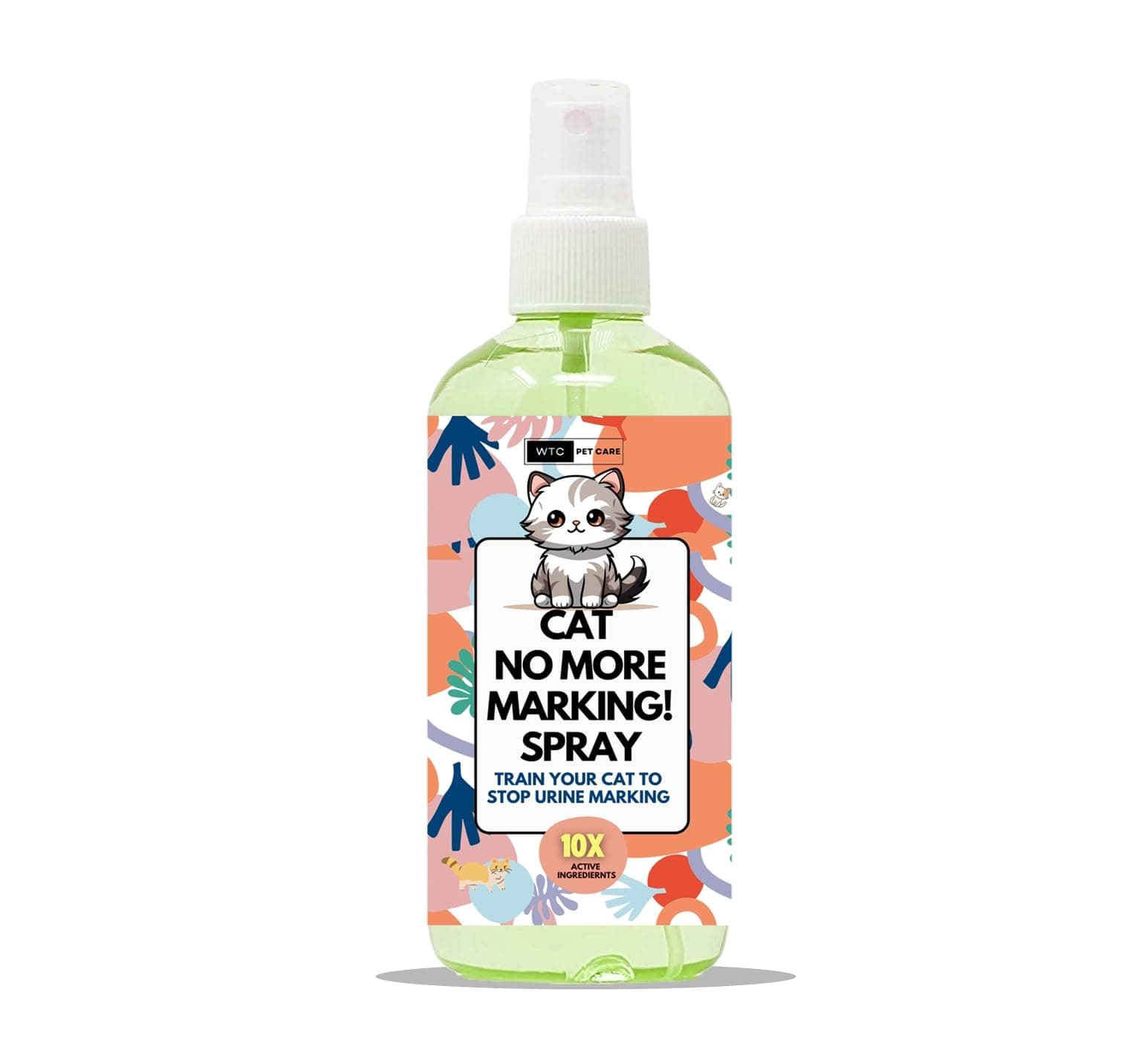 WTC Cat No More Marking! Spray 500 ml | Deters Cats from Urine Marking Indoors & Outdoors | Removes Urine Marking Odors | Safe for Indoor & Outdoor Use
