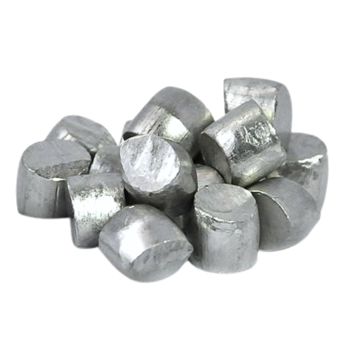 Tin Nugget (1 Pound | 99.9+% Pure) Raw Tin Metal by RotoMetals