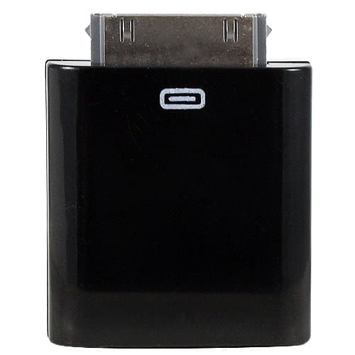 iPod / iPhone Charging Adapter Converter - Convert 12V to 5V - Converts Old iPod Dock, iPod Alpine, Pioneer and Car Hook Ups to 5V Allowing You to Charge the New iPod and iPhones-Black