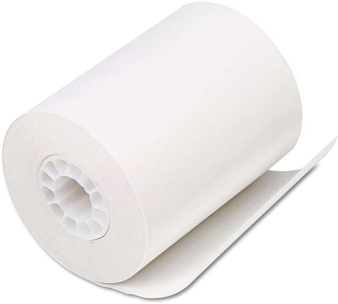 PM Company Perfection POS/Black Image Thermal Rolls, 2.25 Inch x 80 Feet, White, 50 per Carton (05208)
