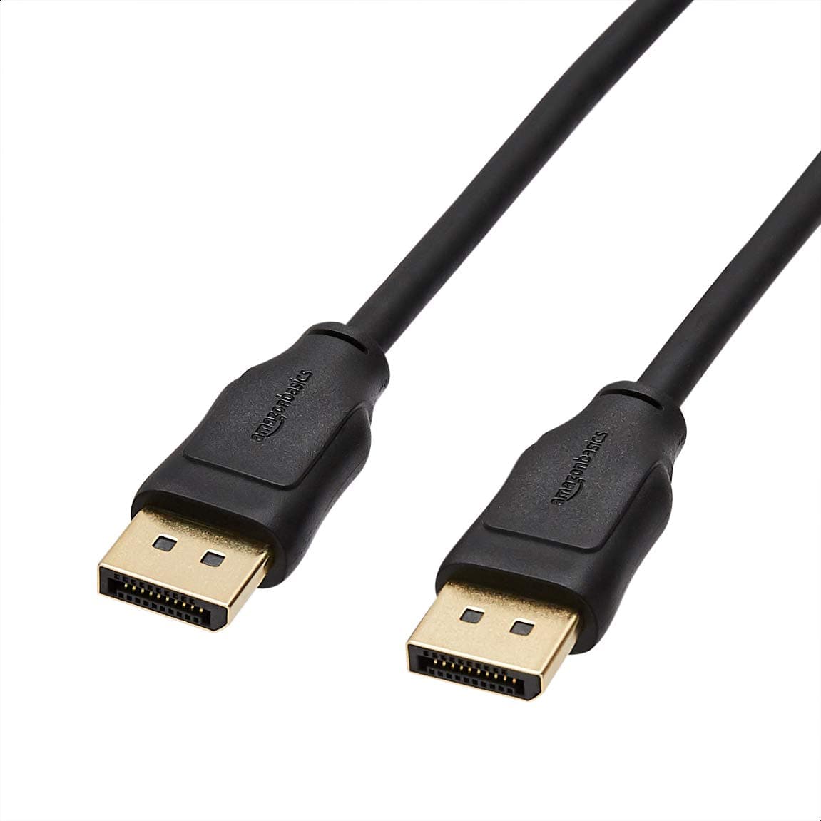 DisplayPort 1.2 Cable, 21.6Gbps High-Speed, 4K@60Hz, 2K@165Hz, Gold-Plated, 6 Foot, Black
