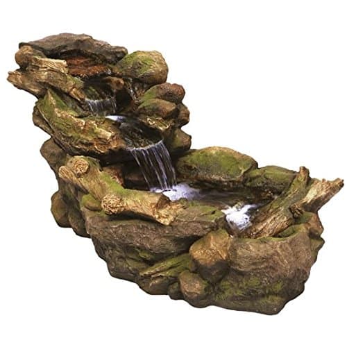 HDmirrorR Woodland River Water Feature with LED lights
