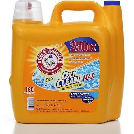 Arm & HammerOxiClean Liquid Laundry Detergent, Fresh Scent, 195 Load, 250 fl oz