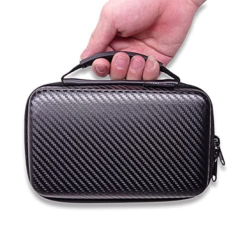 Hard Shell Diabetes Testing Kit Case Diabetic Supply Travel Bag Organizer for Glucose Meter, Blood Sugar Test Strips, Lancets, Lancet Device, Pen Needles, Syringes, Alcohol Swabs, Medication (Black)