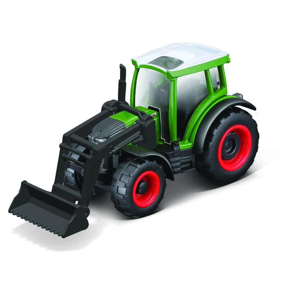 Maisto Mini Working Machines NEW HOLLAND TRACTOR WITH FRONT LOADER – 3” – Incredibly Detailed Die-Cast Replica Collectible Model