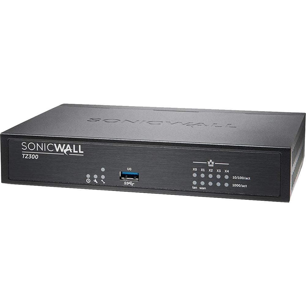 SonicWall TZ300 01-SSC-0215 VPN Wired Gen 6 Firewall Appliance (Hardware only)