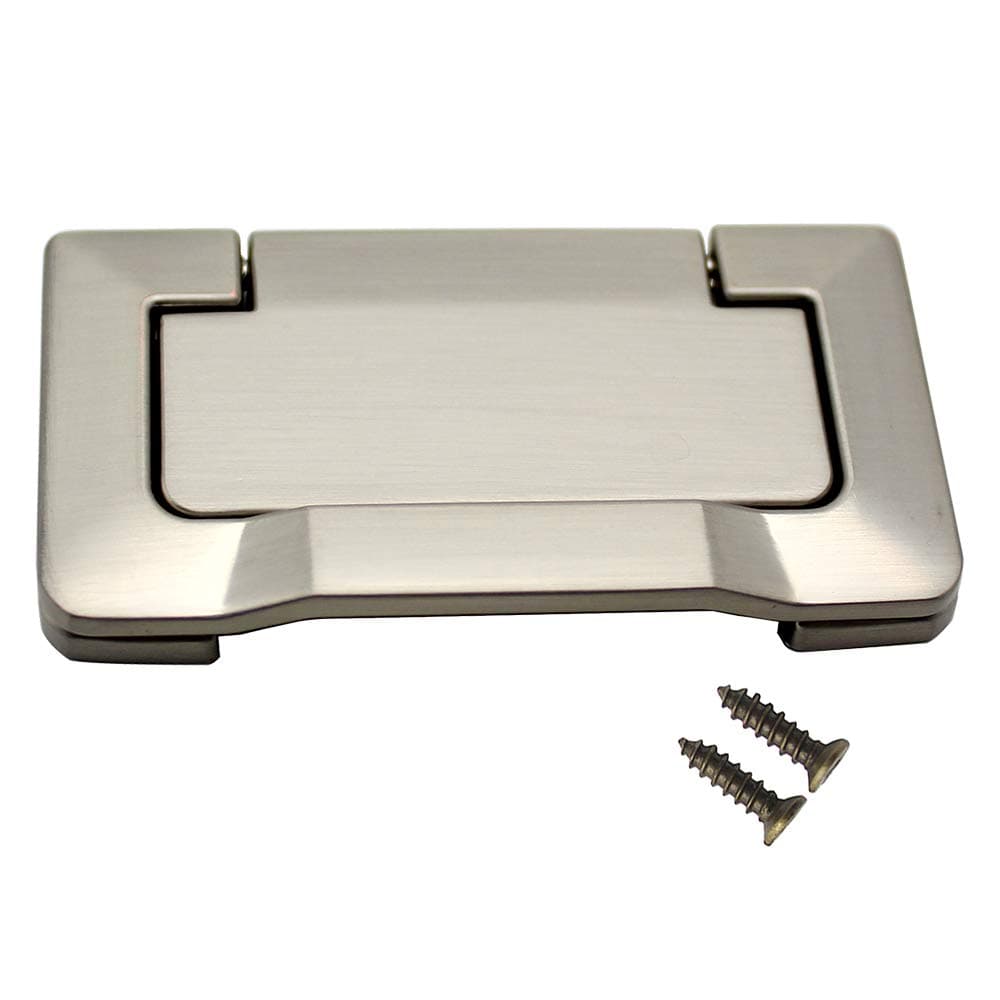 JING Kitchen Cabinet Handles Brushed Nickel Cabinet Pulls 3 inch Drawer Pulls Hole Center 2-1/2inch (64 mm) for Cabinet Kitchen Dresser Furniture