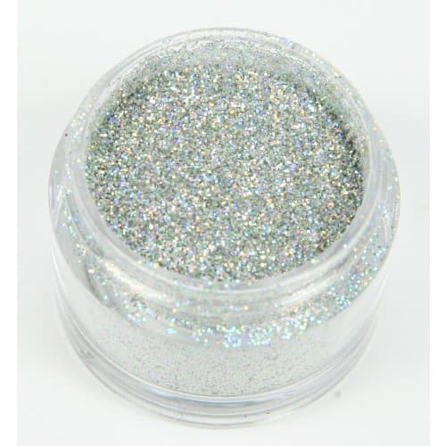 Stunning Sparkly Decorating Glitter: Silver Hologram