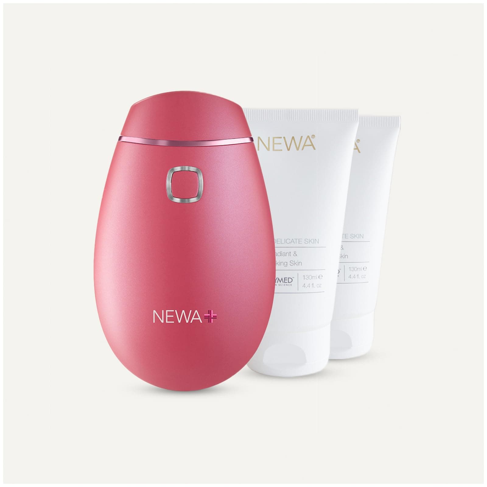 NEWA Plus Wireless Starter Kit Skin Care System Anti-Aging Facial Treatment Skin Tightening Technology for Home Use. Boost Oxygen, Increase Collage, Reduces Wrinkles (Include 2 Gel Packs)