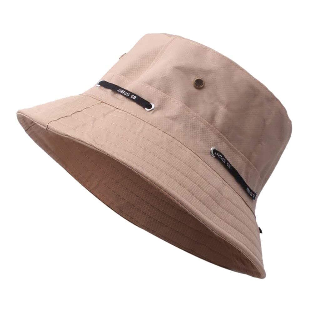 Adults Unisex Cotton Adjustable IMP Packable Beach Bucket Sun Hat