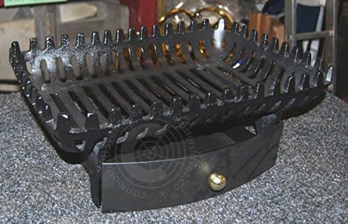 Cast Iron Coal Fire Dog Grate "Cavalier" For Fireplace Open Fires (Small)