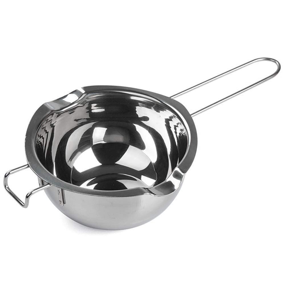 Stainless Universal Double Boiler,Baking Tools,Melting Pot for Butter Chocolate Cheese Caramel(18/8 Steel)