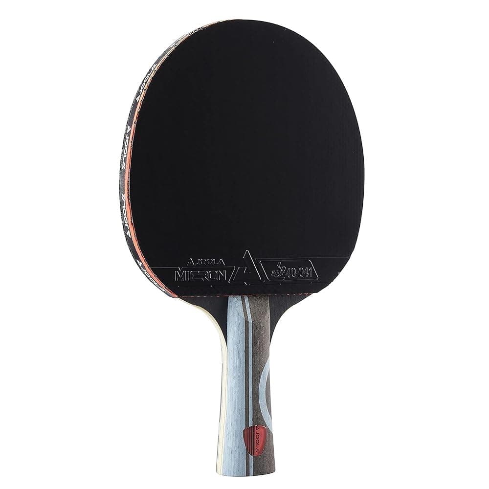 JOOLA Infinity Edge - Tournament Performance Ping Pong Paddle w/Carbon Pro Technology - Black Rubber on Both Sides - Competition Ready - Table Tennis Racket for Advanced Training - Designed for Speed