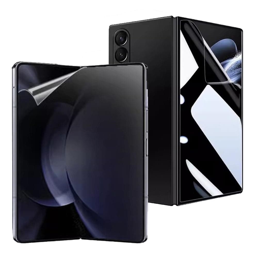 Fold 5 Hydrogel Privacy Protective Film for Samsung Galaxy Z Fold5 5G,2 Pcs Anti-spy Soft TPU Screen Protectors (Non-Tempered Film)(Non-breakable) (Face ID Unlock)